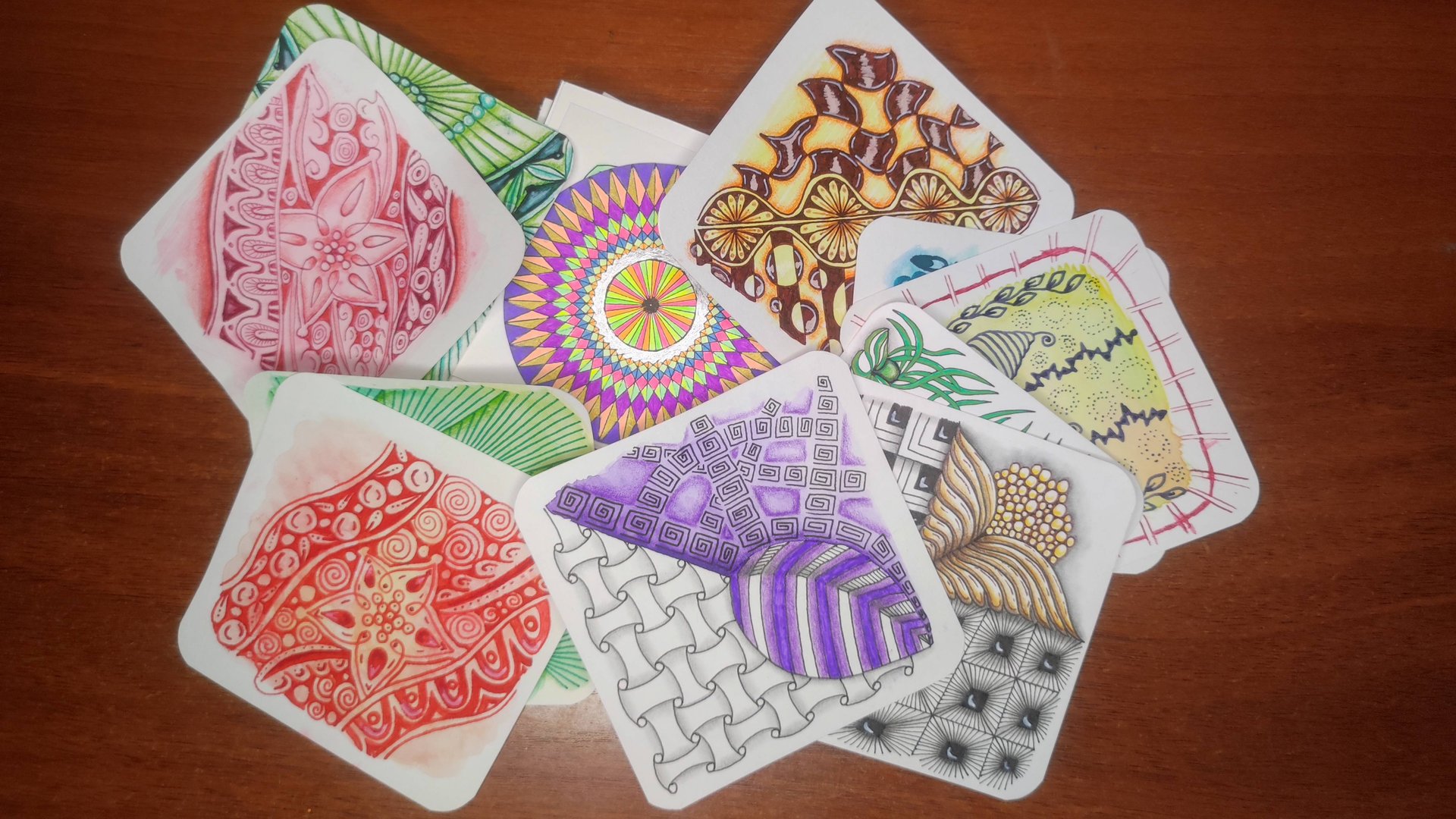 Обзор плиточек зентанглов смотреть онлайн