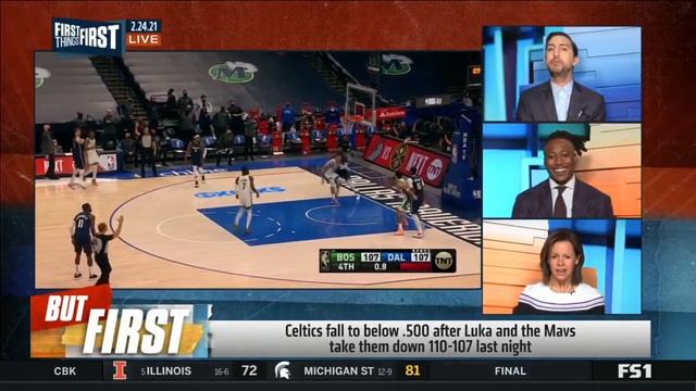 First Things First | But First with WR Devin Funchess and Luka Doncic beating the Celtics | 2-24-2 смотреть онлайн