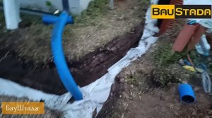 Дренаж по периметру дома под ключ
