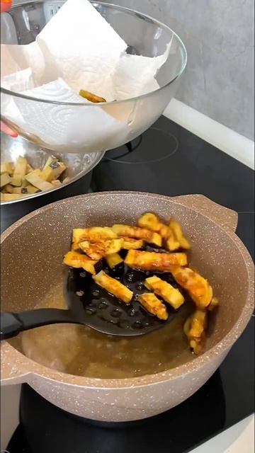 Салат с хрустящими баклажанами!