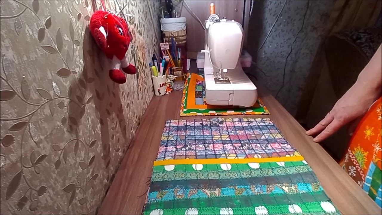 Коврик в стиле Деревенский половик. Rug In The Style Of A Rustic Doormat