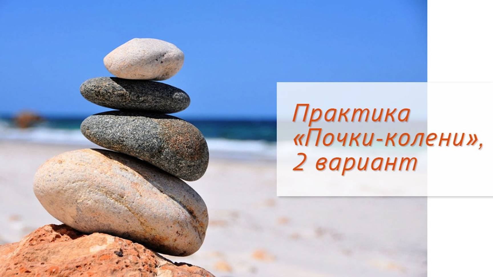 Практика «Почки-колени», 2 вариант смотреть онлайн