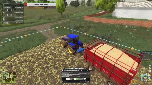 Farming Simulator 19. FS 19. ЗЕЛЁНАЯ ДОЛИНА (крайняя версия). ЛЕТО. ПЕРВЫЙ УРОЖАЙ! №37 смотреть онлайн