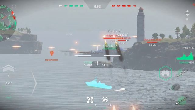 Запоздалый обзор F127. Modern warships. смотреть онлайн