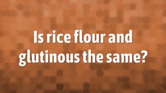 Can I use normal rice flour to make mochi? смотреть онлайн