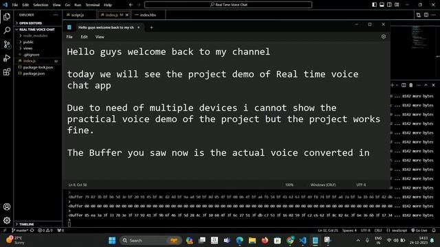 Real Time Voice Chat App using nodejs express socket.io bootstrap javascript and Web Audio Api смотреть онлайн