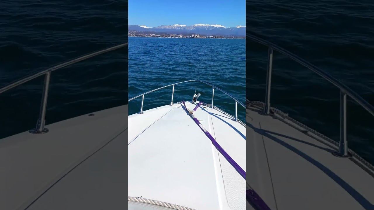 Черном море в Сочи - ловля трофея с панорамой гор и моря! смотреть онлайн