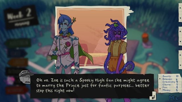 Polly Geist's Gamer Girl Bath Water | Monster Prom #3 смотреть онлайн