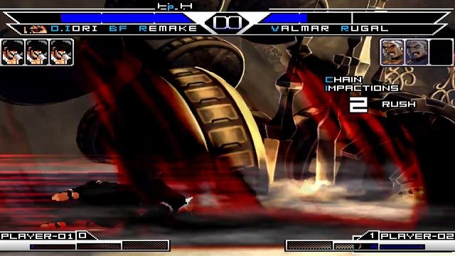 [KOF Mugen] Orochi Iori BF Remake Vs Bosses Rugal Team смотреть онлайн