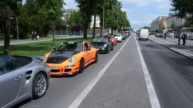 Ausfahrt Porsche Parade 2010 in Wien смотреть онлайн