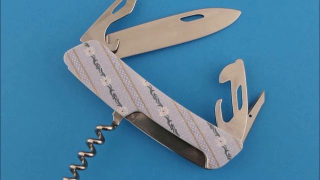 SWIZA D03 Swiss Traditional Pocket Knife Edelweiss Blue смотреть онлайн