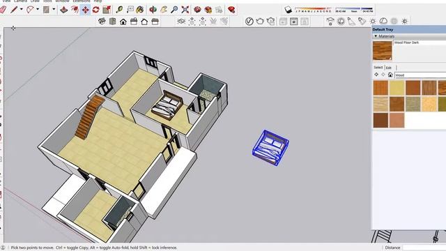 Sketchup 3D Floor Plan Tutorial in Tamil - Part 2 смотреть онлайн