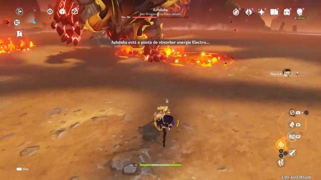 70% Res Geo Solo C0R0 Navia vs Azhdaha (Pyro/Electro) / Genshin Impact смотреть онлайн