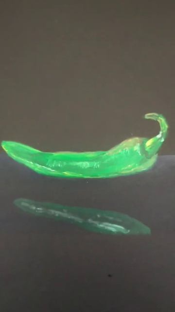 The green chilli painting in unique way/ Isn't it spicy😉/ #uniquestylevideos#youtubeshorts смотреть онлайн