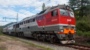 Станция Кутейниково из окна поезда I Ростов-Петербург часть 11