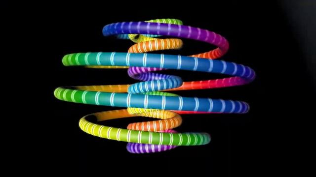 Вouble helix in Cinema 4D смотреть онлайн