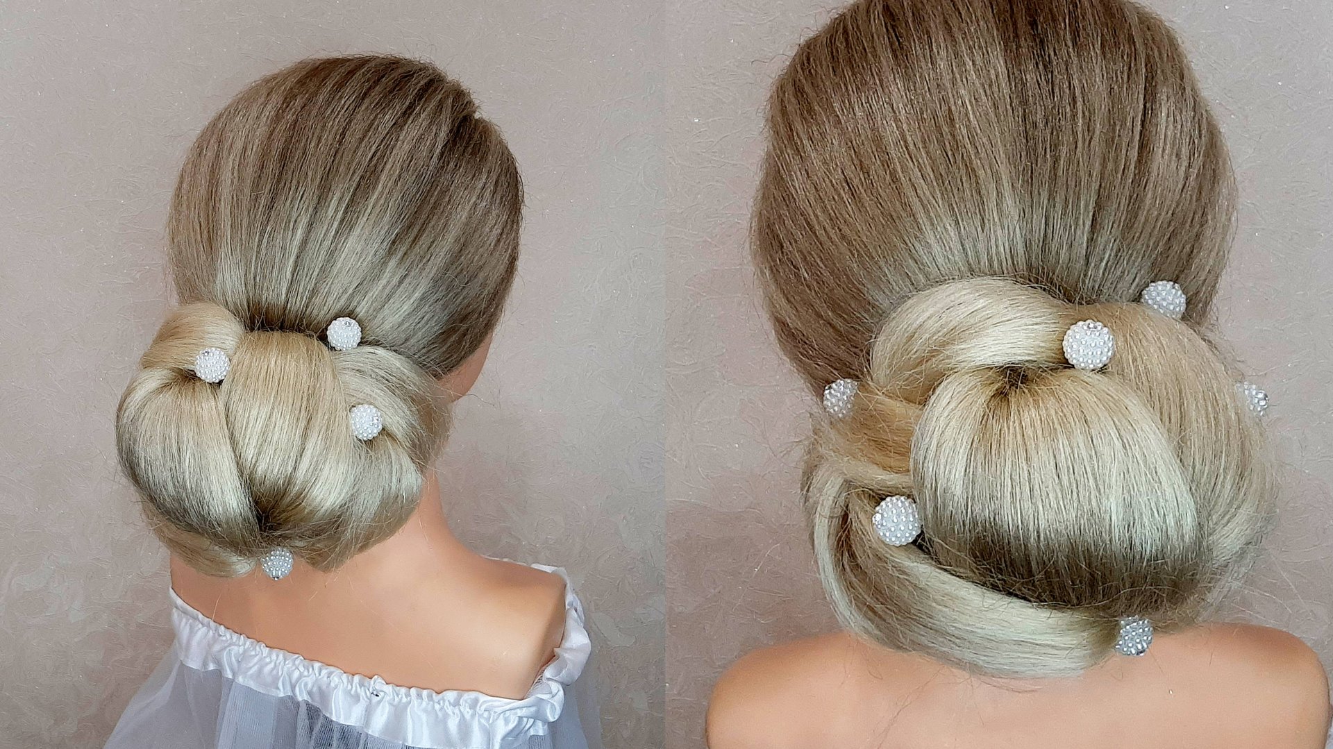 ПРОСТАЯ ПРИЧЕСКА ДЛЯ СЕБЯ /НИЗКИЙ ПУЧОК