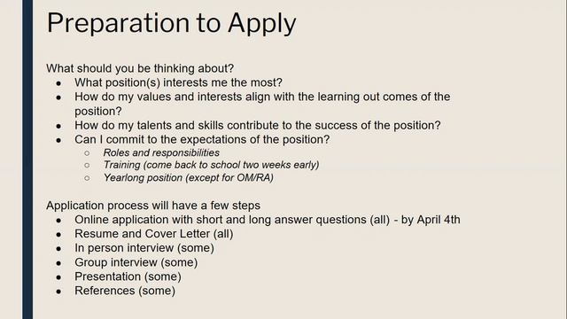 Student Leader Application Process смотреть онлайн