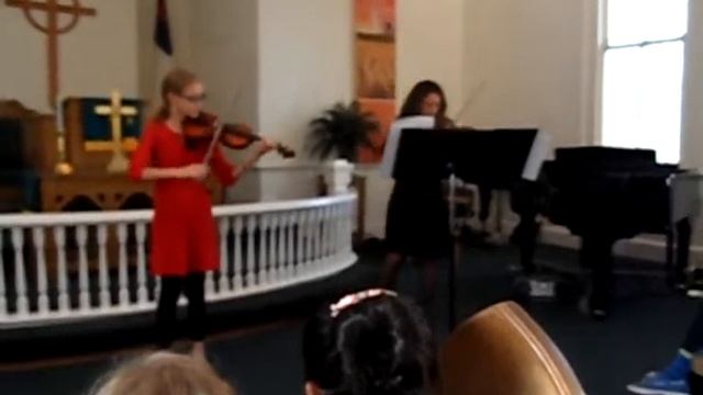 Sadie's Violin Recital November 2015 смотреть онлайн
