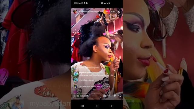 mercedes iman diamond - rpdr s11 - instagram live - saturday, 28 may 2022 смотреть онлайн