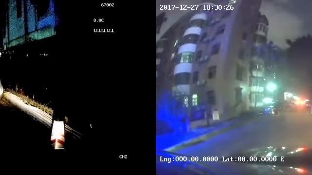 QOHO Car reverse Camera 1080P low and 960P Star Light Test Video смотреть онлайн