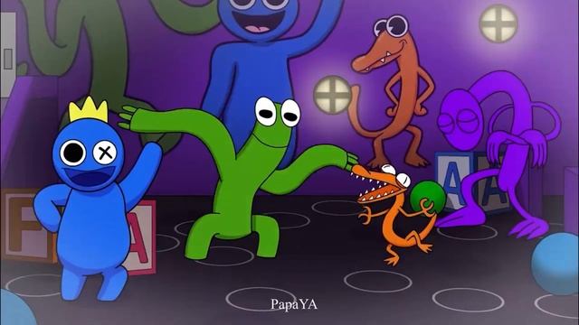 The REJECT Rainbow Friend - Coffin Dance Song (COVER) | PapaYA #rainbowfriends #coffindance #rainbo