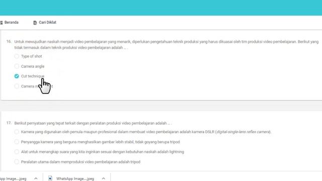 Contoh Soal Ujian Akhir PembaTIK Level 3 [Rumah Belajar] смотреть онлайн