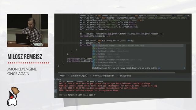 Toruń JUG #39 - "jMonkeyEngine once again" - Miłosz Rembisz смотреть онлайн