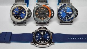 Цветные ХОМАЖи на Pamчики - SEIKO SUBMERSIBLE и LUMINOR в 40мм "кузове" Корпусе.