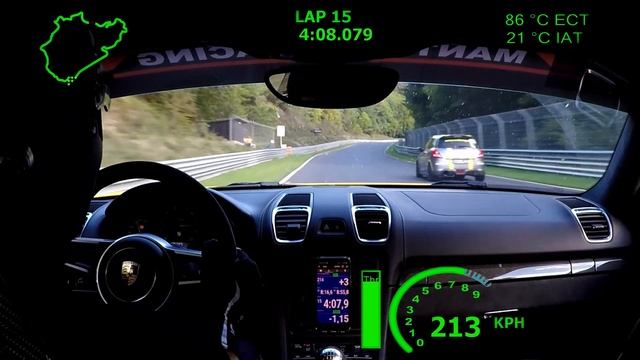 Cayman GT4 Nürburgring Nordschleife ~7:48 BTG смотреть онлайн