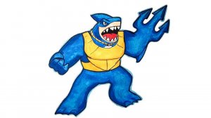 Как нарисовать Гуджитсу  Траш Водная Атака_ Рисуем Акулу_ How to Draw THRASH from Goo Jit Zu