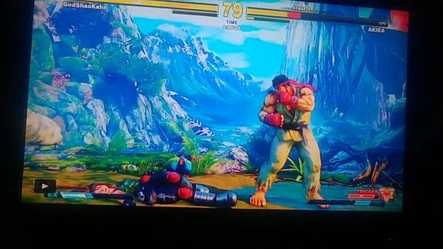 Streetfighter 5 Champion Edition Ryu Tatsumaki Sennpyakku on Akira Ryona смотреть онлайн