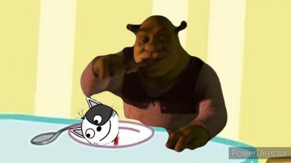 Шрек переехал к трём котам - Аппетитный Гоня