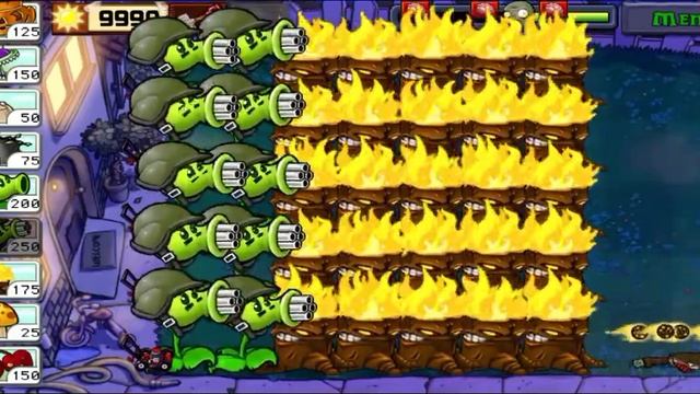 Plants vs Zombies Hack - Adventure Night Level 9 Full Gameplay HD - Giant Plants vs All Zombies смотреть онлайн