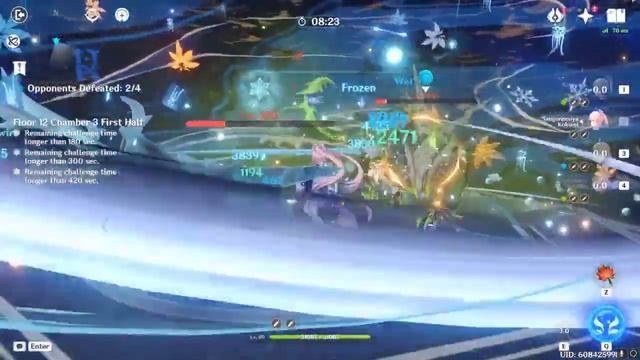 3.7 Spiral Abyss 12-3 3 Stars - 6/1/2023 смотреть онлайн