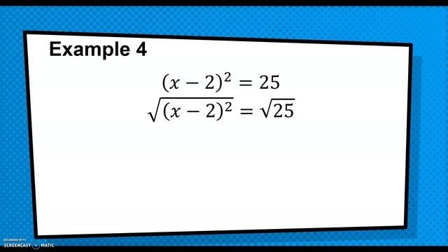 Solving Quadratics using the Square Root Property смотреть онлайн