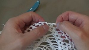 Скатерть простая для начинающих. Часть 16.