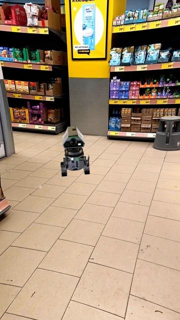 Робот0001-0370обот в магазине! анимация 3D! Blender! смотреть онлайн