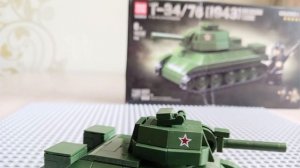 ЛЕГО ОБЗОР НА ТАНК«Т34-76»