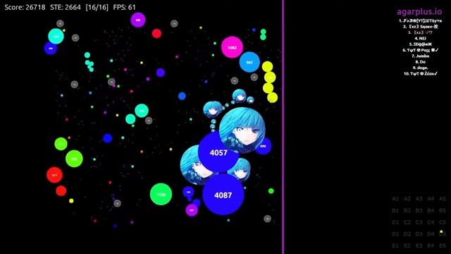 AGAR.IO // 〖єz〗 clan duo - 42k Mass смотреть онлайн