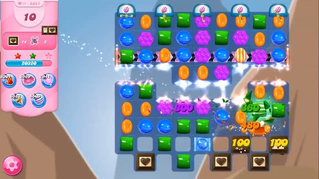 Candy Crush Saga LEVEL 6857 NO BOOSTERS смотреть онлайн