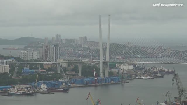 Владивосток вид на Золотой рог,Нагорный парк (20 июня 2023). смотреть онлайн