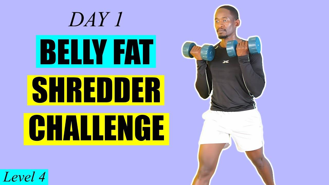 Brian Syuki - 7-DAY BELLY FAT SHREDDER CHALLENGE： DAY 1 - 3KG Dumbbells, Standing, No Breaks смотреть онлайн