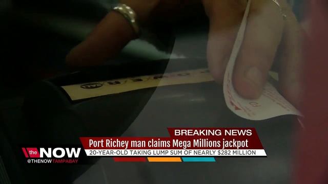 20-year-old Port Richey man claims $450 million MEGA MILLIONS jackpot смотреть онлайн