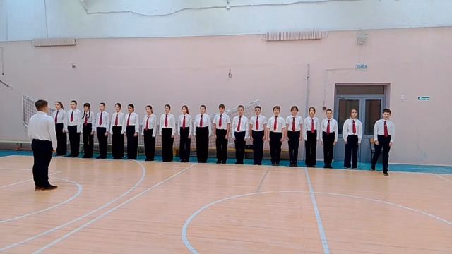 6а класс Смотр строя и песни 2025 смотреть онлайн