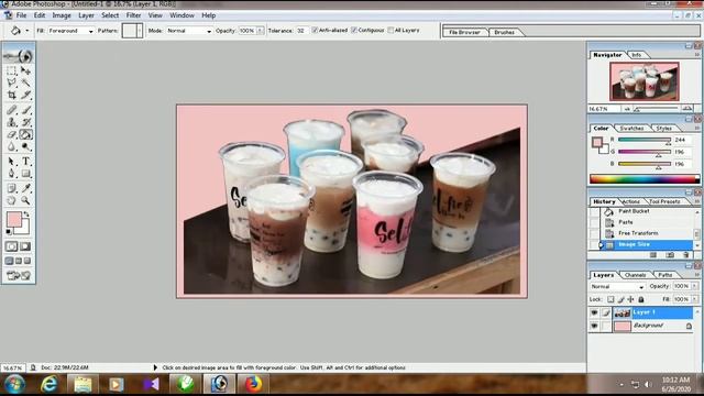 Mendesain Menu Minuman Sel fie cheese tea Menggunakan Corel Draw смотреть онлайн