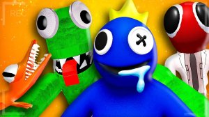 Играем с другом в Rainbow Friends Chapter 4!  (Fanmade)