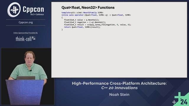 C++ 20 Innovations: High-Performance Cross-Platform Architecture in C++ - Noah Stein - CppCon 2024 смотреть онлайн