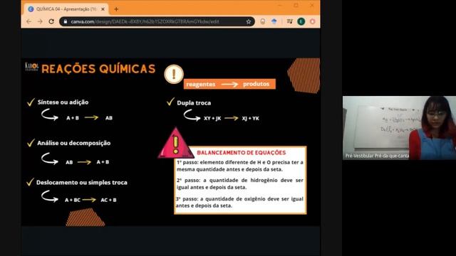 QUÍMICA | AULA 04 | SAIS E ÓXIDOS, REAÇÕES QUÍMICAS смотреть онлайн