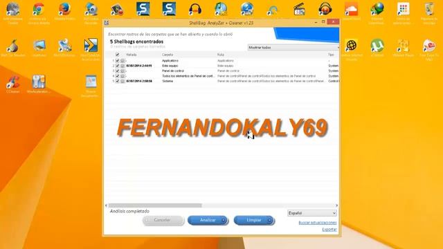 Limpieza Privacidad Shellbag Analyzer Cleaner video 2 смотреть онлайн